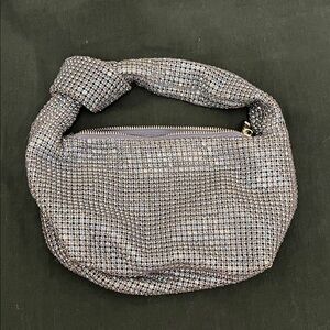 Anthropologie blue rhinestone Mini Bag